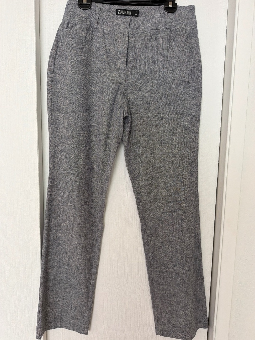 New York & Company 7th Avenue Gray Dress Pants Size 8